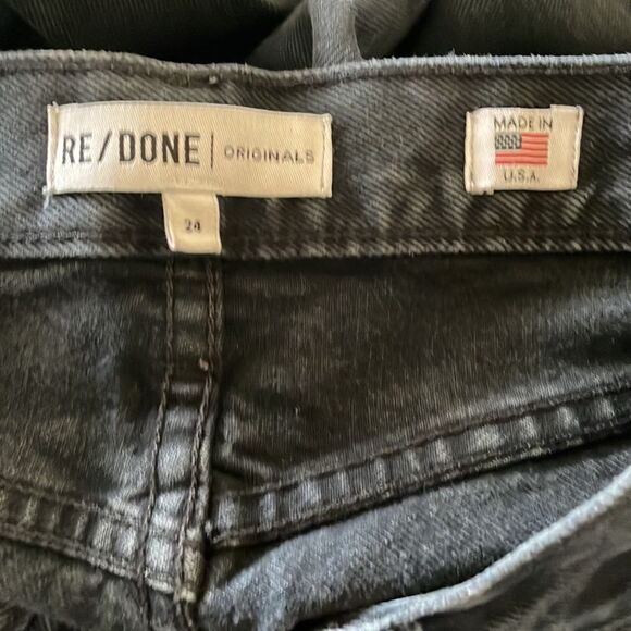 ‎Re/Done Originals Women’s Black Jeans - Made In The USA - Size 24 - Picture 5 of 8
